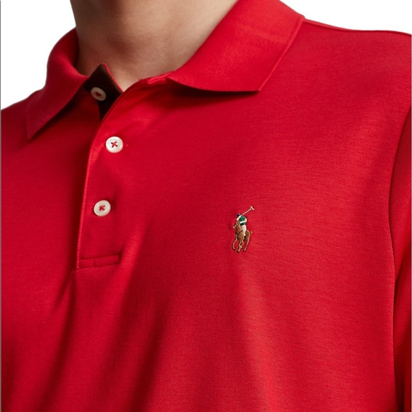 Polo Ralph Lauren Men's Classic Fit Mesh Long-Sleeve Polo Shirt Size Medium NWT - Picture 4 of 6